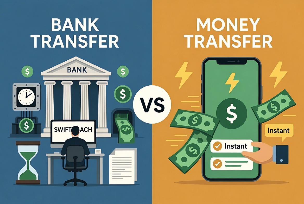 Bank Transfer vs Money Transfer: Which Is Best for Travel Money and International Payments?